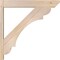 Ekena Millwork Olympic Slat Smooth Outlooker, Douglas Fir, 5 1/2"W x 30"D x 30"H OUT06X30X30OLY06SDF - alternate 2